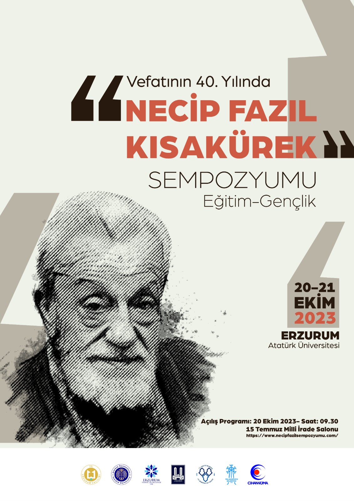 Vefatının 40. Yılında Necip Fazıl Kısakürek Sempozyumu